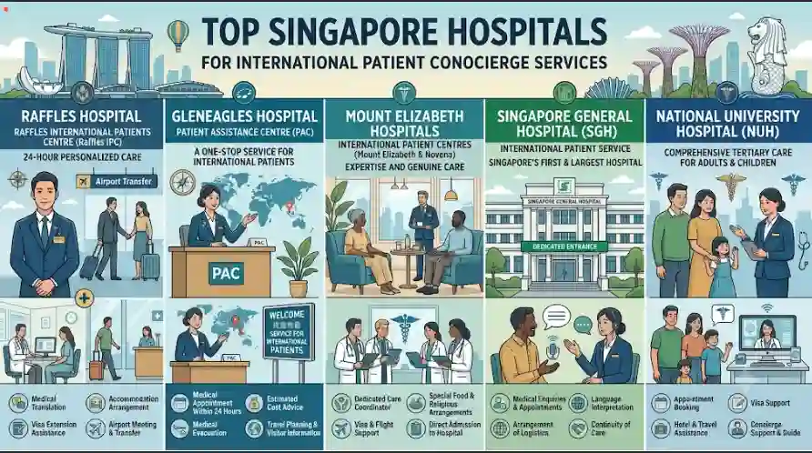 Top Singapore Hospitals for International Patient Concierge Services