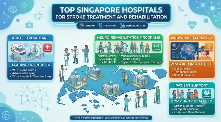 Top Singapore Hospitals for Stroke Treatment and Rehabilitation