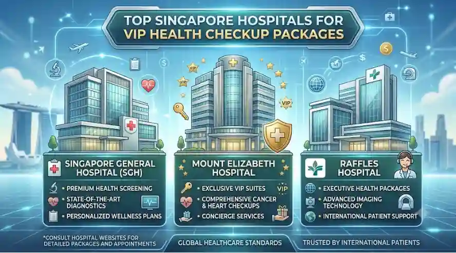 Top Singapore Hospitals for VIP Health Checkup Packages