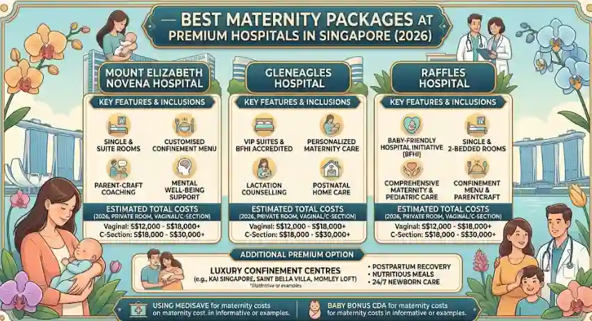 Best Maternity Packages at Premium Hospitals in Singapore (2026)