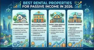 Best Rental Properties for Passive Income in 2026