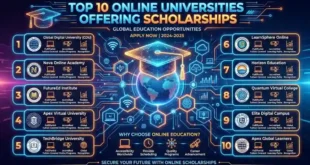 Top 10 Online Universities Offering Scholarships