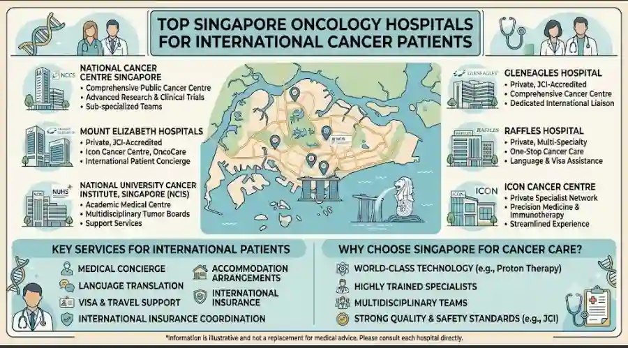 Top Singapore Oncology Hospitals for International Cancer Patients